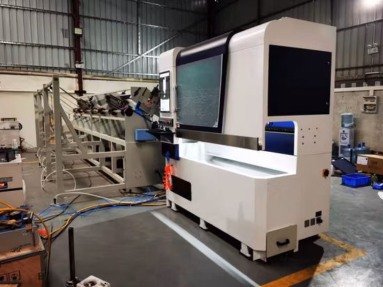 超高速自動ローディング細管用丸型ファイバーレーザー切断機